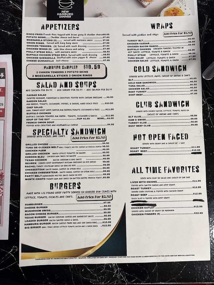 Hamburg Diner Menu image 4